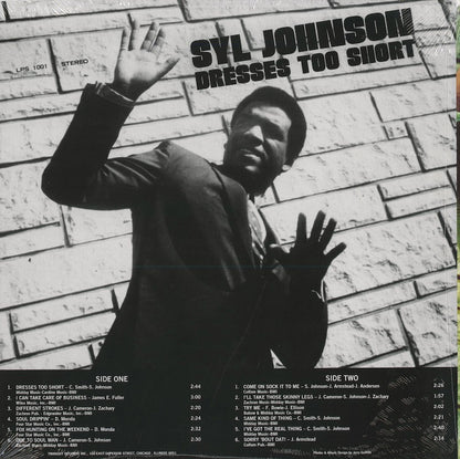 Syl Johnson - Dresses Too Short (NUM1207) 2021 US Numero Group｜新品LP back