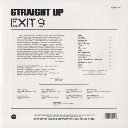 Exit 9 / イグジット・ナイン / Straight Up (180g) (DEMREC402)
