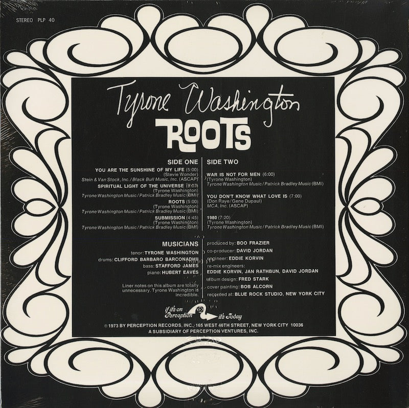 Tyrone Washington / タイロン・ワシントン / Roots (40)