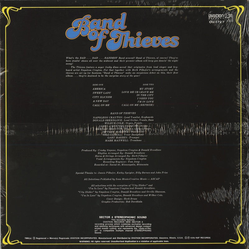 Band Of Thieves / バンド・オブ・チーヴス / Band Of Thieves (1727)
