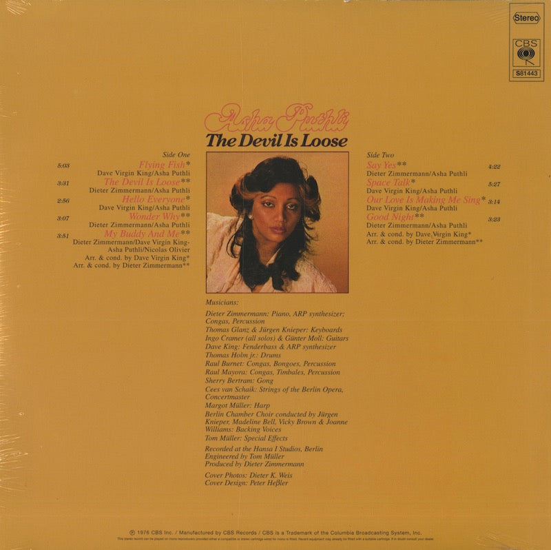 Asha Puthli / アシャ・プスリ / The Devil Is Loose