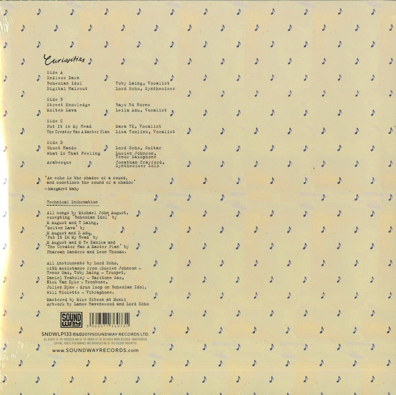 Lord Echo / ロード・エコー / Curiosities -2LP (SNDWLP133)