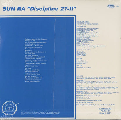Sun Ra / サン・ラ / Discipline 27-II (180g) (538)
