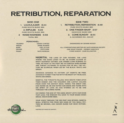 Nate Morgan / ネイト・モーガン / Retribution, Reparation (OTR-011)