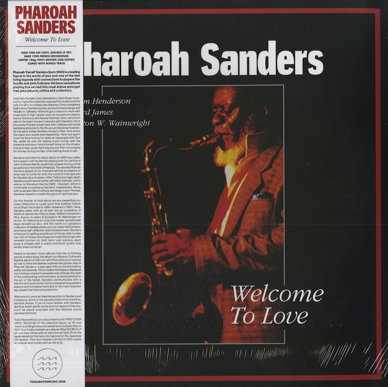 Pharoah Sanders『Welcome To Love』2022年US Tidal Wave Music 2LP（TWM47）初アナログ化 180g重量盤