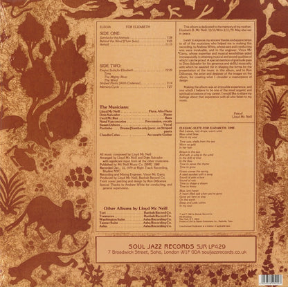 Lloyd McNeill / ロイド・マクニール / Elegia (SJRLP429)