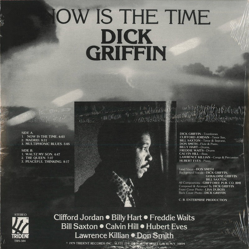 Dick Griffin / ディック・グリフィン / Now Is The Time (504)