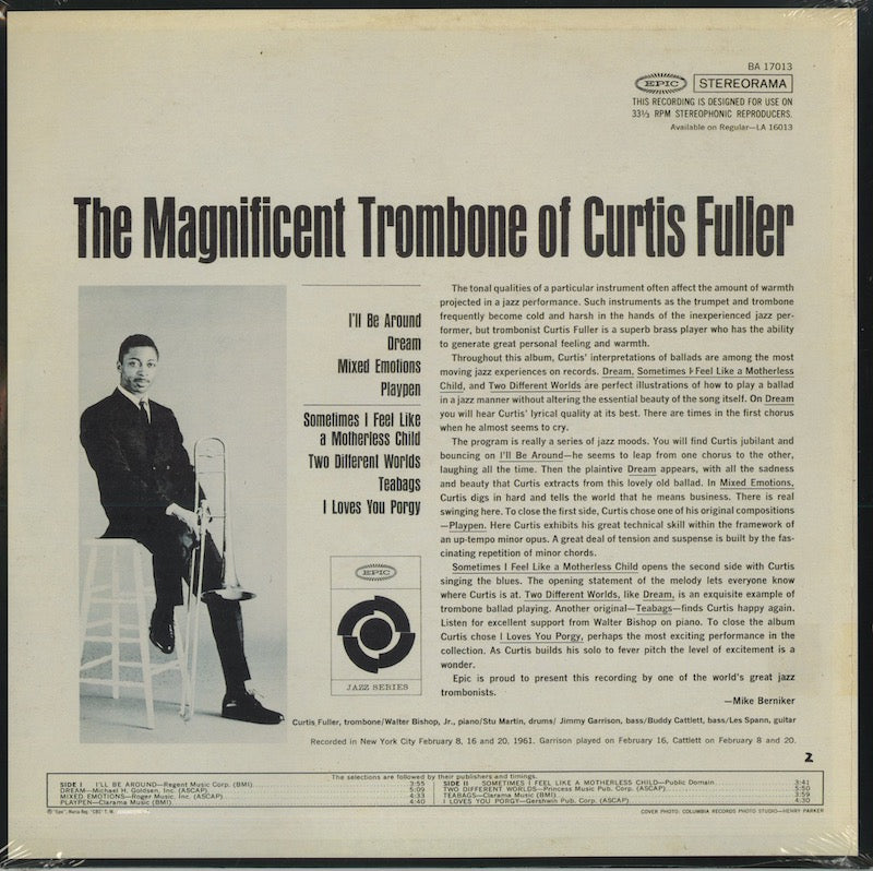 Curtis Fuller / カーティス・フラー / The Magnificent Trombone