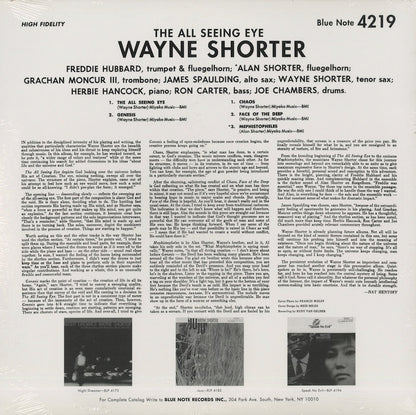 Wayne Shorter / ウェイン・ショーター / The All Seeing Eye (4219)