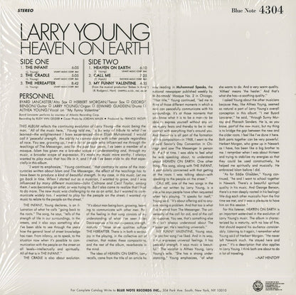 Larry Young / ラリー・ヤング / Heaven On Earth (4304)