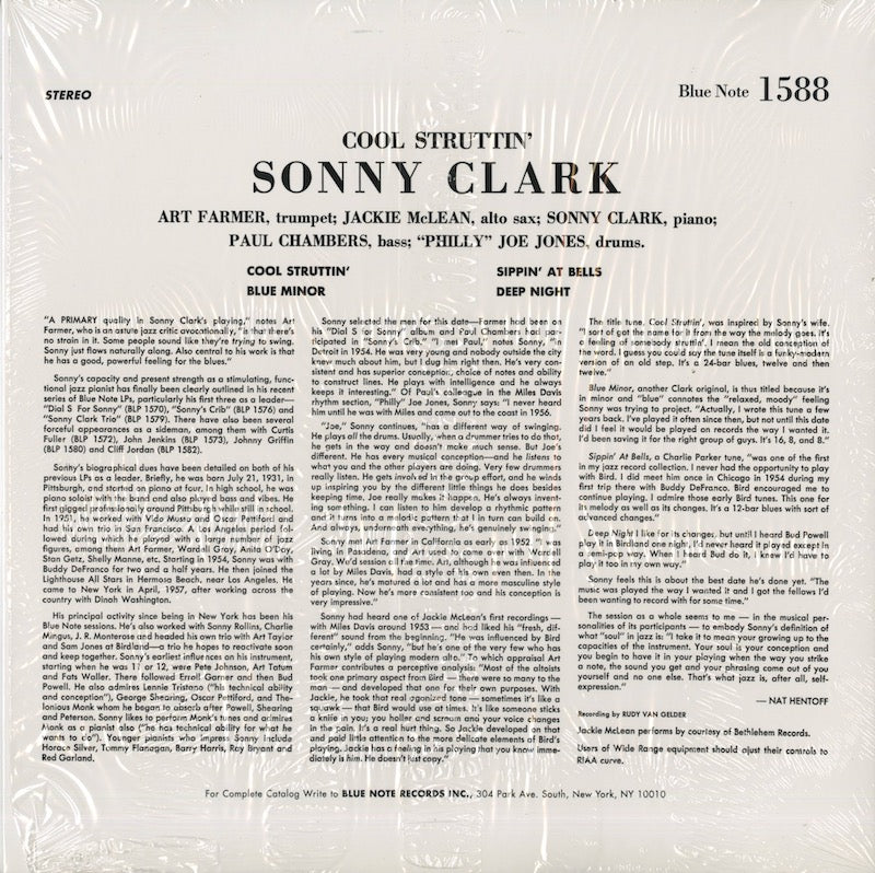 Sonny Clark / ソニー・クラーク / Cool Struttin'
