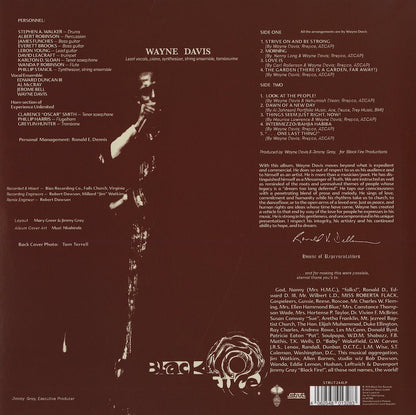 Wayne Davis – Wayne Davis (1976) (STRUT244LP) LP 2022  UK Strut｜新品LP