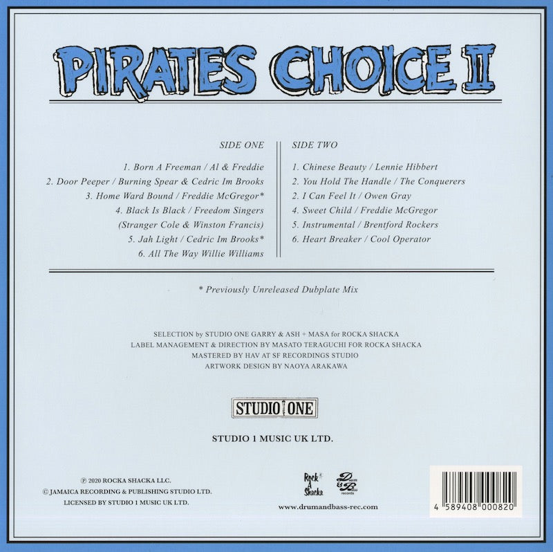 V.A./ Pirates Choice 2 - Studio One (RSCSLP-003)