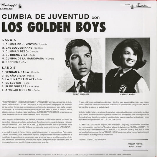 Los Golden Boys - Cumbia De Juventud (MRI138) 2022 US Mississippi Records｜新品LP