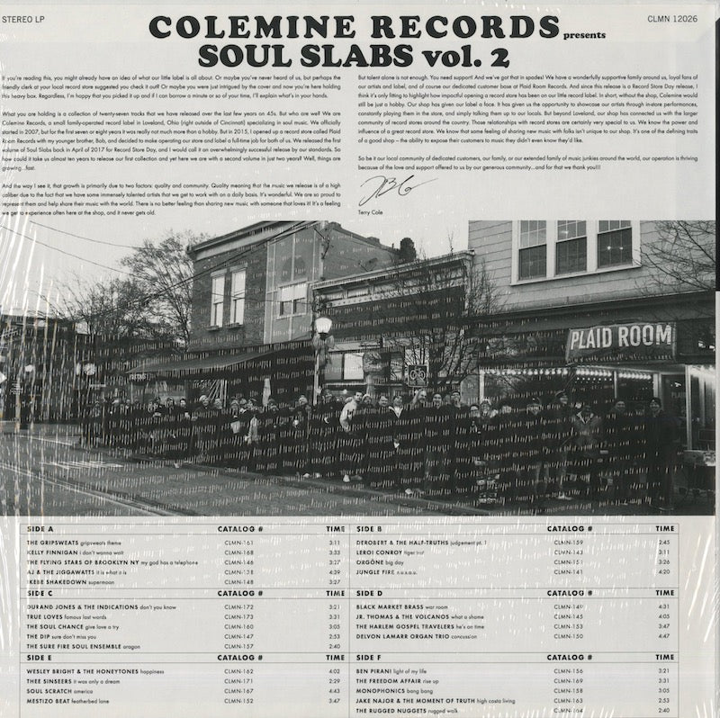 V.A. - Soul Slabs - Vol.2 (CLMN12026) 2019 US Colemine｜新品3LP BOX
