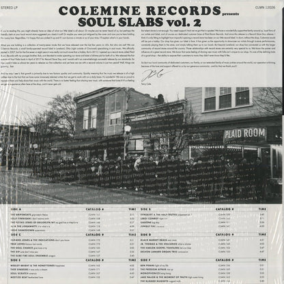 V.A. - Soul Slabs - Vol.2 (CLMN12026) 2019 US Colemine｜新品3LP BOX