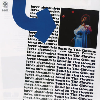 Lorez Alexandria『Send In The Clowns / Change Partners』2019年JPN Trio Records 7inch（OTS-146）ダンス・ジャズ・クラシック