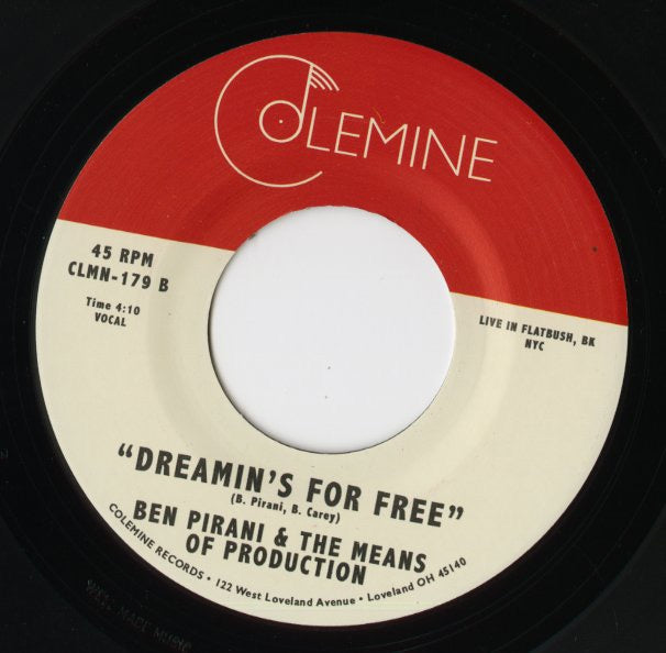 Ben Pirani / ベン・ピラニ / That’s The Way It Goes / Dreamin’s For Free -7 (CLMN-179)