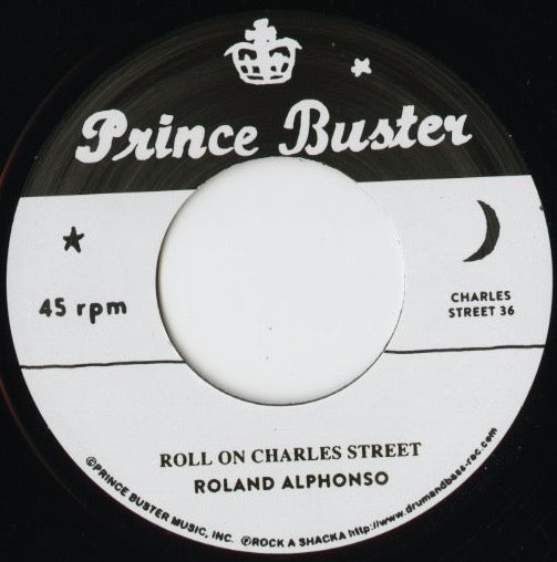 Roland Alphonso『Roll On Charles Street / Raining Outside』JPN Rock A Shacka 7inch（RSPB7-010）未発表インスト・スカ収録