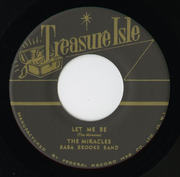 The Miracles『Let Me Be / Special Event (Alternate Take)』JPN Treasure Isle 7inch（T018）1964年録音 未発表ヴォーカル・スカ