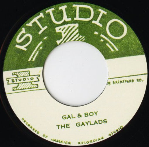 The Gaylads『Gal & Boy』JPN 7inch（RSCS7-002）コクソン・ドッド制作 ヴォーカル・スカ秘宝