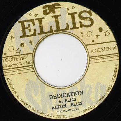 Alton Ellis / アルトン・エリス - Wide World / Dedidcation -7 (DB010)