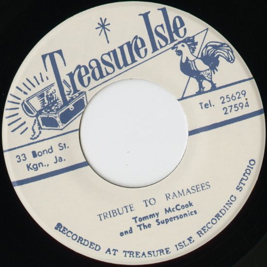 Naomi - Lipstick On Your Collar / Tribute To Ramasees (T048) 7inch JPN Treasure Isle｜新品7inch