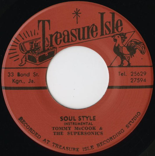The Paragons – I'm Worried Man / Soul Style (T050) JPN Treasure Isle｜新品7inch