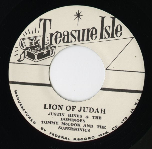 Justin Hinds & The Dominos / ジャスティン・ハインズ＆ドミノス / Lion Of Judah / Danger Man -7 (t016)