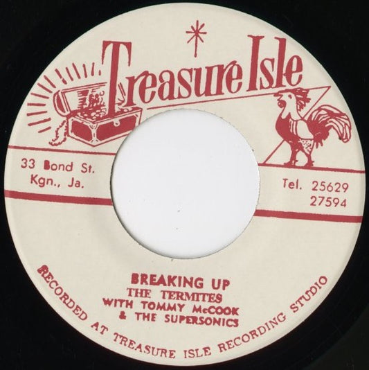 The Termites『Breaking Up / Soul For Sale』JPN Treasure Isle 7inch（T020）未発表ロックステディ 別テイク収録