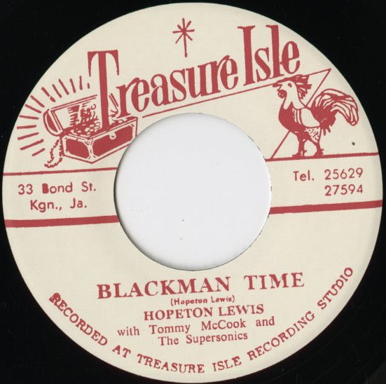 Hopeton Lewis / ホープトン・ルイス / Blackman Time / Live It Up -7 (T006)