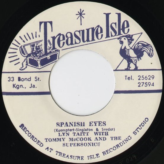 Justin Hinds & The Dominos – Why Should I Worry / Spanish Eyes (T024) 7inch JPN Treasure Isle リイシュー