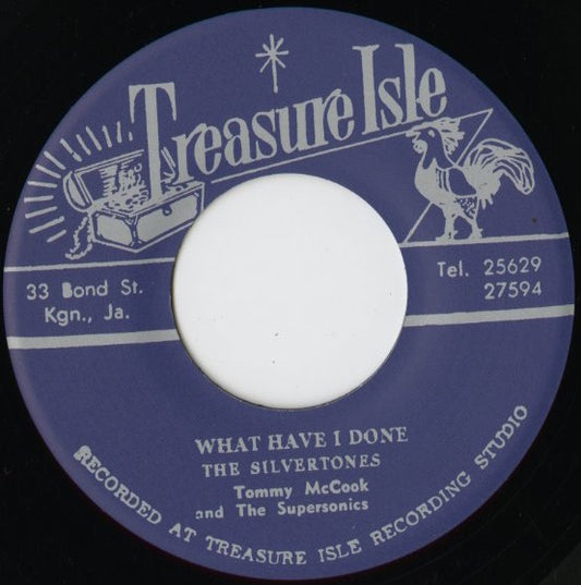 The Silvertones – Cry Little Girl Cry / What Have I Done (T008) 7inch JPN Treasure Isle リイシュー
