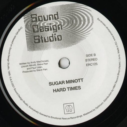 Sugar Minott – I Remember Mama / Hard Times (ERC125) 7inch EU ｜新品7inch