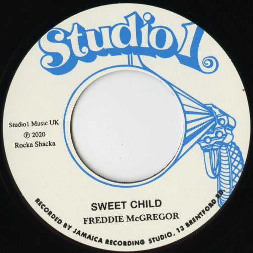 Freddie McGregor『Sweet Child』JPN 7inch（RSCS7-009）Studio One名作カヴァー 未発表インスト収録