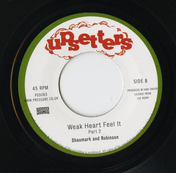 Shaumark and Robinson – Weak Heart / Feel It (PSS083) 7inch UK Pressure Sounds｜新品7inch