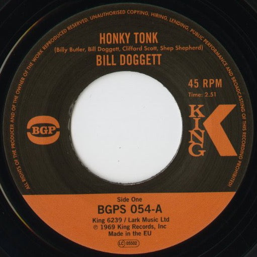 Bill Doggett / ビル・ドゲット / Honky Tonk / Honky Tonk Popcorn -7 (BGPS054)