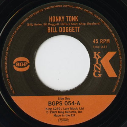 Bill Doggett / ビル・ドゲット / Honky Tonk / Honky Tonk Popcorn -7 (BGPS054)