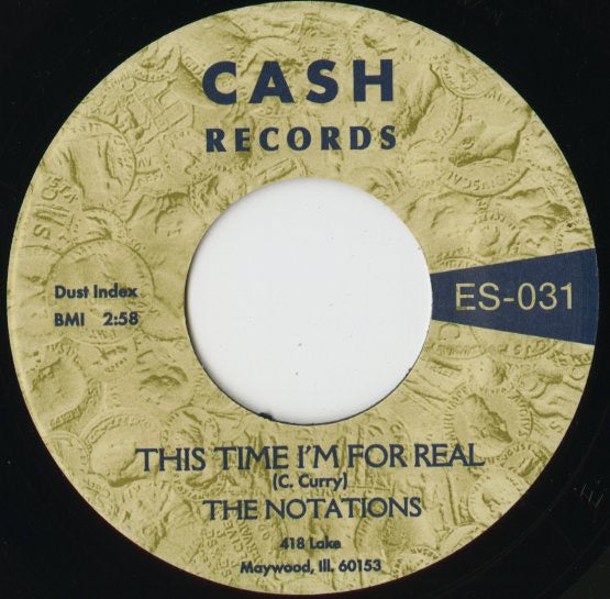 The Notations『This Time I'm For Real / That Girl』US Numero Group 7inch（ES031）シカゴ・スウィート・ソウル名曲