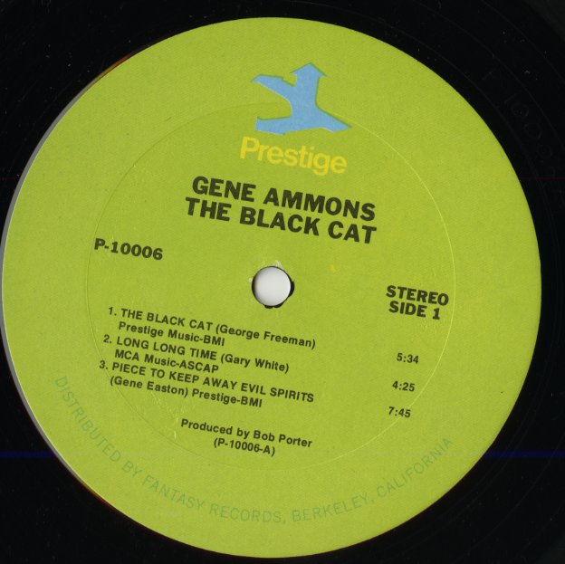 Gene Ammons / ジーン・エモンズ / The Black Cat! (PR 10006)