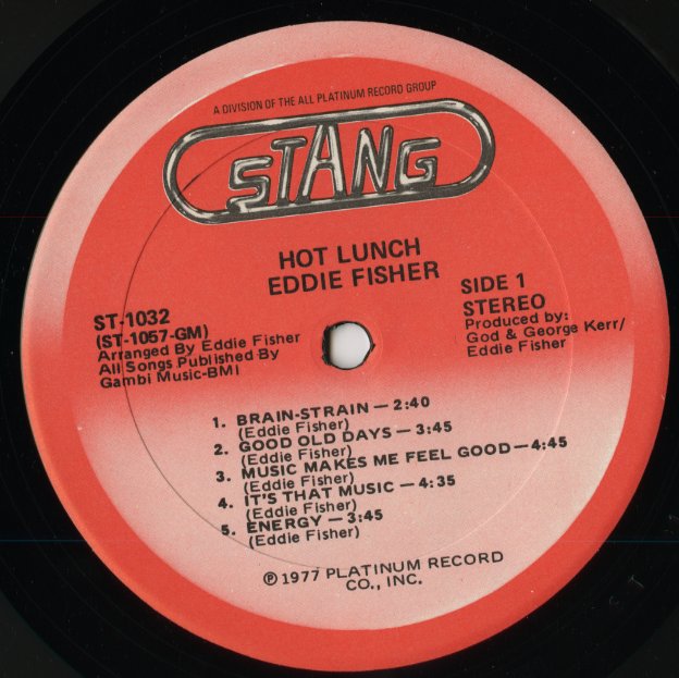 Eddie Fisher / エディー・フィッシャー / Hot Lunch (ST-1032)