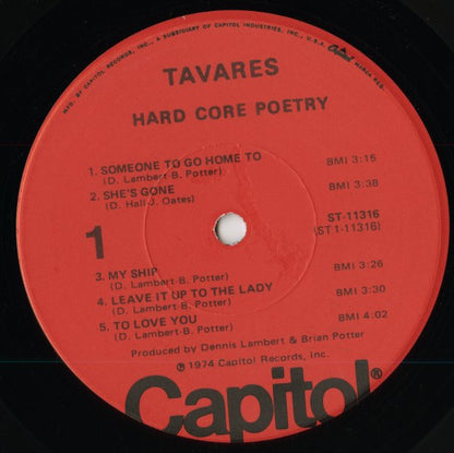 Tavares / タヴァレス / Hard Core Poetry (ST-11316)