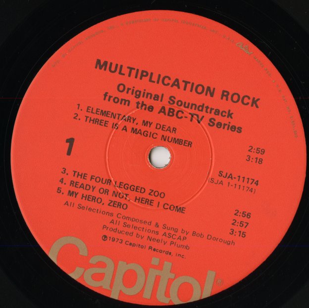 Multiplication Rock -OST / マルチプリケーション・ロック / Music: Bob Dorough (SJA-11174)