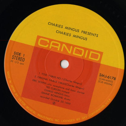 Charles Mingus / チャールズ・ミンガス / Presents Charles Mingus (VIJ-6453)
