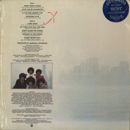 The Chi-Lites / チャイライツ / Happy Being Lonely (SRM-1-1118)