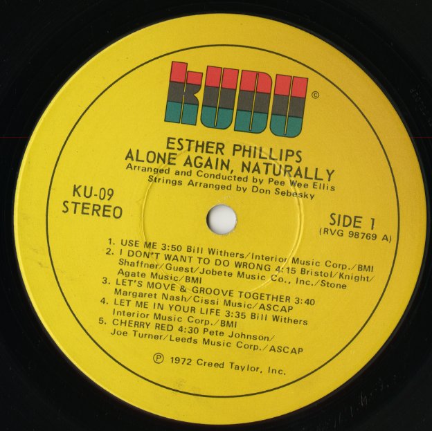Esther Phillips / エスター・フィリップス / Alone Again,Naturally (KU09)