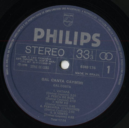 Gal Costa / ガル・コスタ / Gal Canta Caymmi (6349 174)