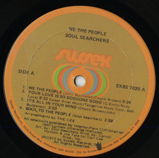 Soul Searchers / ソウル・サーチャーズ / We The People (SXBS 7020)