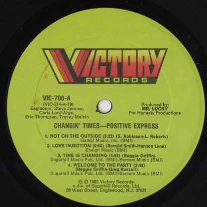 Positive Express / ポジティヴ・エクスプレス / Changin' Times (VIC 700)
