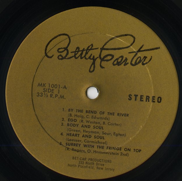 Betty Carter / ベティ・カーター / Betty Carter (MK 1001)